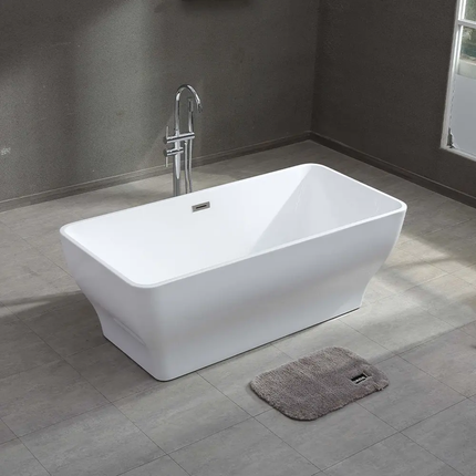 Acrylic Freestanding Blue Bathtub Custom Modern Wholesale Bathroom Soaking Tub