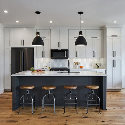 Modern Shaker Style Custom Shaker Cabinets Complete Kitchen Set Lacquer Plywood Solid Wood Kitchen Cupboard For Villa