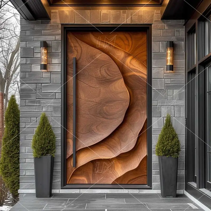 Customized High Quality Entrance Door Aluminum Front Entry Doors