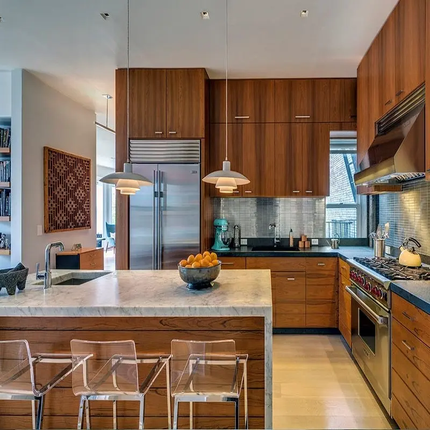 Fully Custom-Made Top Quality Personalized Yellow Lacquered Kitchen Cabinet Bright Color
