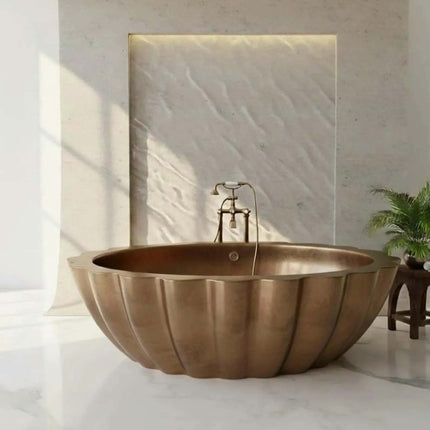 Custom Pink Onyx Marble Bathtub Luxury Freestanding Stone Soaking Tub Hand Carved Designer Bathroom Statement