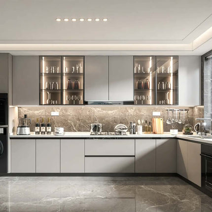 Kitchen Cabinets Stylish Finishes Premium Materials and Contemporary Design For Practical Home Cabinet Kitchen Sets
