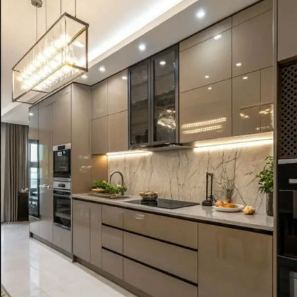 Contemporary Style MDF Kitchen Cabinets | CBMmart Custom Design