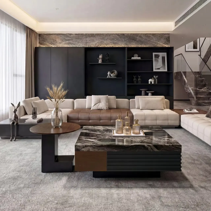 Coffee Table Combination Modern Living Room Small House, New Simple Storage Home Creative Advanced Fashion