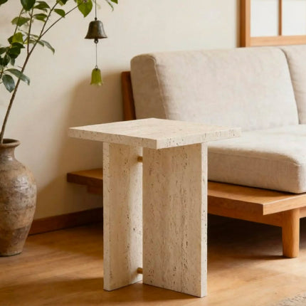 Simple Modern Luxury Marble Side Table For Living Room Sofa Coffee Table Corner Table Bedroom Sample Room with Storage