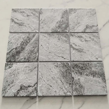 30×30 Sukabumi Bali Marble Look Swimming Pool Tile Grey Ceramic Mosaic for Pool Outdoor Pool Tile