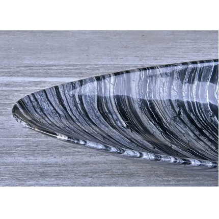 Retro Style Unique Shape Marble Stone Wash Basin Countertop Bathroom Sink Tree Black Stone Sink For Hotel & Villa Use