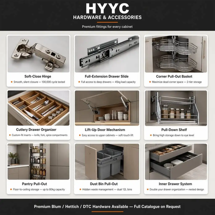 Modern Kitchen Cabinet Door Replacement Medium Density Fiberboard Kitchen Furniture Storage Factory Direct Custom Design