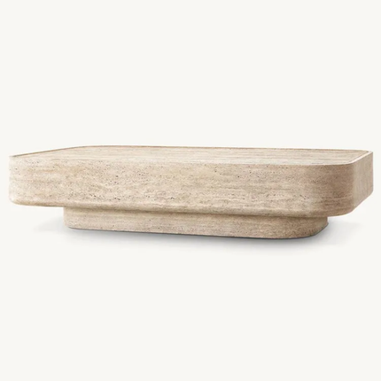 OEM modern calcattca viola marble carved rectangular coffee table contemporary American luxury living room furniture