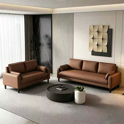 Normic Modern Simple Two-Person Frame Movable Small Sofa for Apartment Living Room Bedroom Clothing Store Rental House
