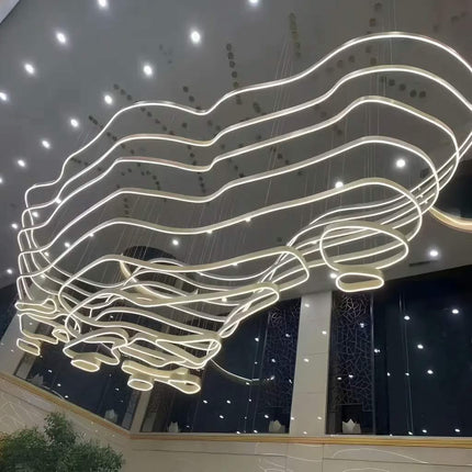 Modern Living Room G9 Art Glass Hanging Modern Pendant Lighting Ceiling Luxury Chandelier