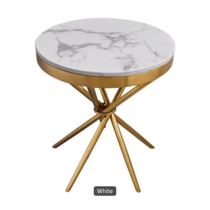 Modern Gold Center Marble Stainless Steel Coffee Side Table Stool Other Living Room Sofa Set Home Furniture Interior Decor Metal