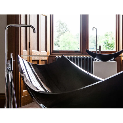Modern Luxury Stainless Steel Bathtub Contract Grade Freestanding Soaking Tub Durable Metallic Finish For Luxury Villa Project