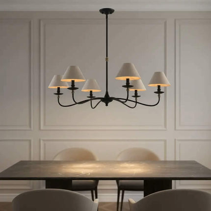 Modern Finish Gold Iron Chandelier Design Hanging LED E26 Bulb Ceiling Light 360 Beam High Brightness for Living Room