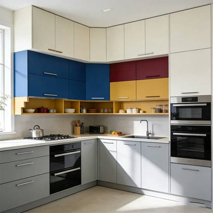 Custom High Gloss Lacquer Modern Kitchen Wall Cabinet Kitchen Manufacturers Wooden Kitchen Cabinet Doors for Sale Home Furniture