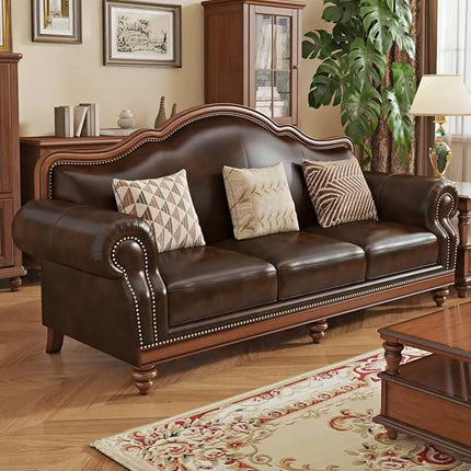 Modern Genuine Leather Sectional Sofa Set Modular Design Light Luxury Living Room Furniture
