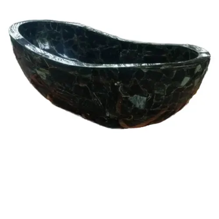 Black Marble Bathtub, Marble Bathtub For Hotel Bathroom, Stone Marble Bathtub