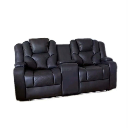 3 2 1 Modern 6 Seater Microfiber Fabric or Genuine Leather Motion Recliner Sofa Set Reclining Massage for Living room