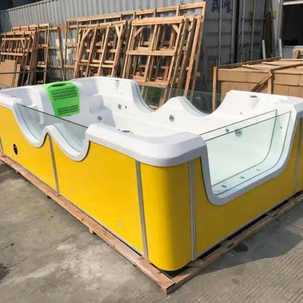 New Design Beautiful Outlook Acrylic Baby Bath Tub Free Standing Massage Tub Children Bathtub