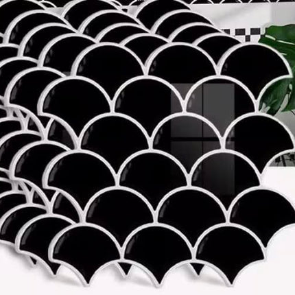 Nordic 3D Self Adhesive Tile Stickers Waterproof Oil Proof Wall Decals For Bathroom Kitchen Backsplash Home Renovation 30x30cm
