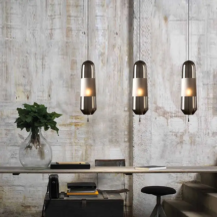 Nordic Creative Minimalist Glass Pendant Lamp Modern Restaurant Bedroom Hanging Light Decorative Modern Lighting Fixtures
