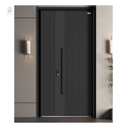 American Luxury Custom Anti-Theft Aluminum Pivot Door For Houses Villa Main Security Front Entry Exterior Door