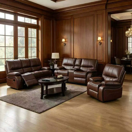 High End Modern Frank Air Leather Chesterfield Recliner Sofa Set With Soft Cushion Back For Luxury Living Room Home Furniture