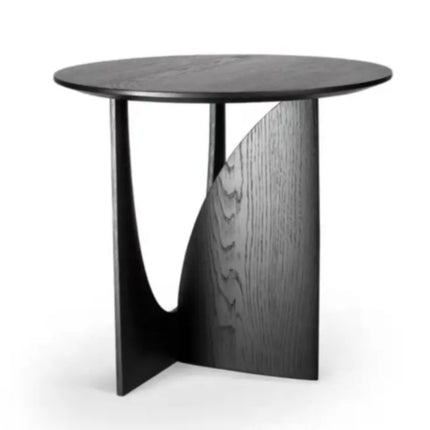 Nordic Modern Minimalist Black Walnuts Coffee Table Irregular Home Solid Wood Oval Coffee Table