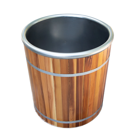 Cold Plunge Outdoor Wifi Wooden Ice Bath Tub With Ice Bath Chiller Cooling System