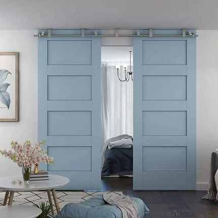 Modern Design Stainless Steel Ceiling Mount Sliding Barn Door Hardware