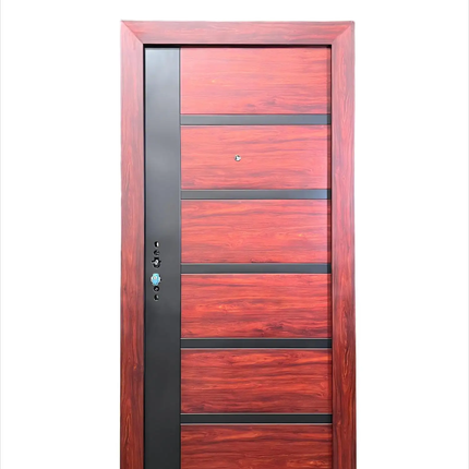 2026 Popular Design Modern Steel Security Door Anti-Theft Exterior Main Entrance Commercial Apartment Outdoor