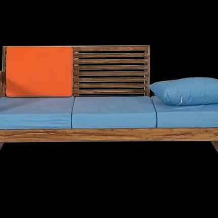 Customized Modern Luxury Solid Sheesham Wooden Extendable Convertible Corner Sofa For Living Room Villa School Use