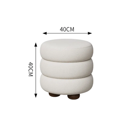 Soft Whisper Contours Premium Aesthetic Contemporary Sanctuary Sofa Set with Relaxed Chaise and Minimalist Poufs
