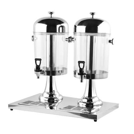Commercial Draft Beer Tower 8L Beer Dispenser Tower With Ice TubeLED Drink Dispenser For Bar Restaurant Equipment