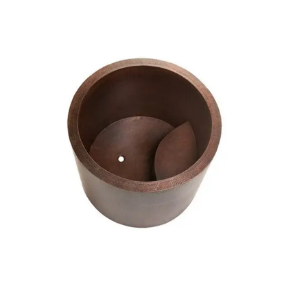 Custom Double Wall Hammered Copper Antique Bathtub OEM Manufacturer ELEGANT GALLERY Model AEPG-TRY Eco-Friendly Durable Tub