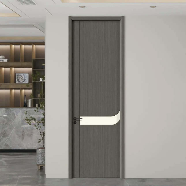 Interior Modern Design MDF Waterproof Eco-Friendly Termite-Resistant Flush Doors for Living Room Kitchen Hotel Bathrooms