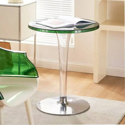 Transparent Acrylic Wedding Corner Table Customizable Side Table For Living Room