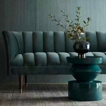 Contemporary Nordic Round Side Table For Coffee & Drinks Modern Hotel-Inspired Plastic Fiberglass Furniture For Home Living Room