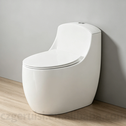 Unique Curved Blue Vein Toilet Italian Design Modern Artistic Fixture Masterpiece