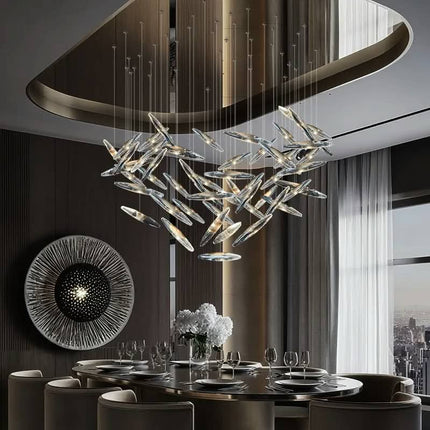Modern Design Chandelier Luxury Hotel Lobby Chandelier Interior Dining Room Living Room Decorative Customized Crystal Chandelier