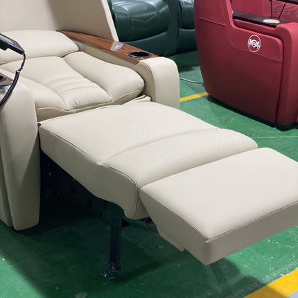 Ultra-Premium Bespoke Motorized VVIP Recliner Suite with Integrated Acoustic Privacy Shell and Multimedia Smart Console