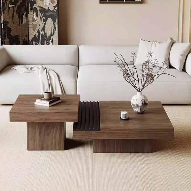 Made of concrete Designer Coffee Table Black Coffee Table Square Design Coffee Table For Living Room Furniture