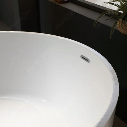 Home Round Bubble Bathtub Single Constant Temperature Spa Massage Bathtub Acrylic Bathtub