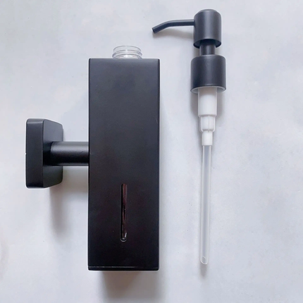 Square Soap Dispenser Premium Wall Mounted Bath Accessory