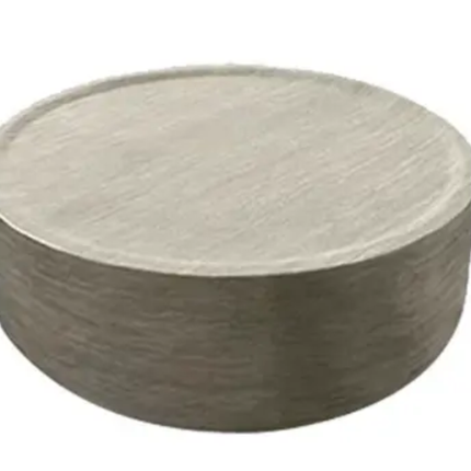 Made of FiberGlass Nordic Wabi Sabi Light Luxury Minimalist Designer Movable Coffee Table Circular Glass Fiber Resin