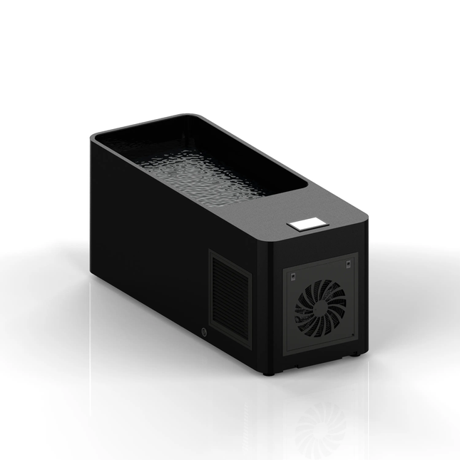 Customizable Outdoor Wooden Stainless Steel Cold Plunge Black Ice Bath with Chiller and Filter