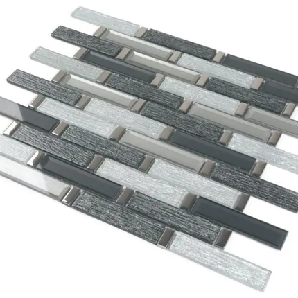 Modern Strip Mosaic Tile Parquet Design For Kitchen and Bedroom Backsplash Competitive