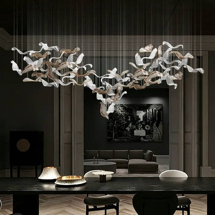 Chandelier Hanging Dining Lustre Living Room Hanging Lamp Ceiling Lights for Kitchen Island Glass Dining Room Pendant Light