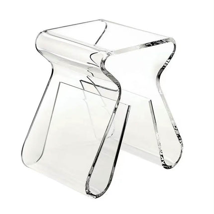 Clear Acrylic Side Table End Table Acrylic Shower Bench For Living Room Acrylic Sofa Side Table For Bedroom