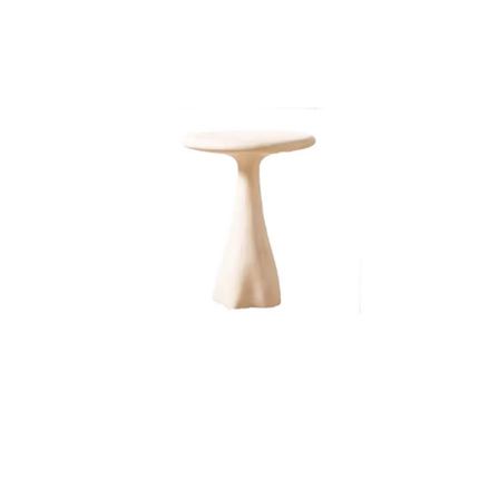 Made of FiberGlass Modern Marble Coffee Table French Retro Light Luxury Circular Fiberglass Living Room Furniture No Assembly Required